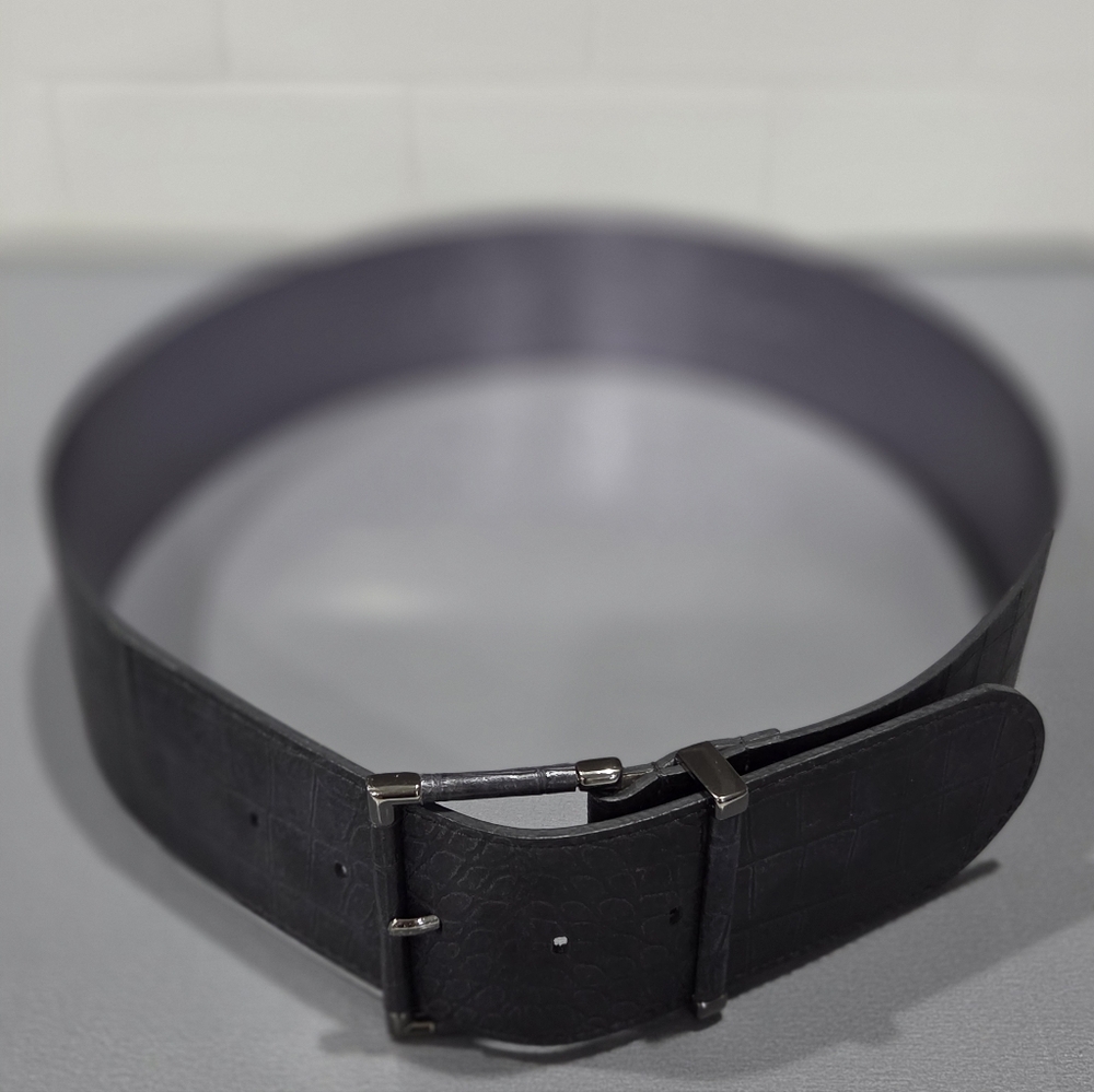 Nine West Synthetic Leather Wide Belt, New